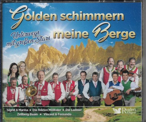 Golden schimmern meine berge - golden,